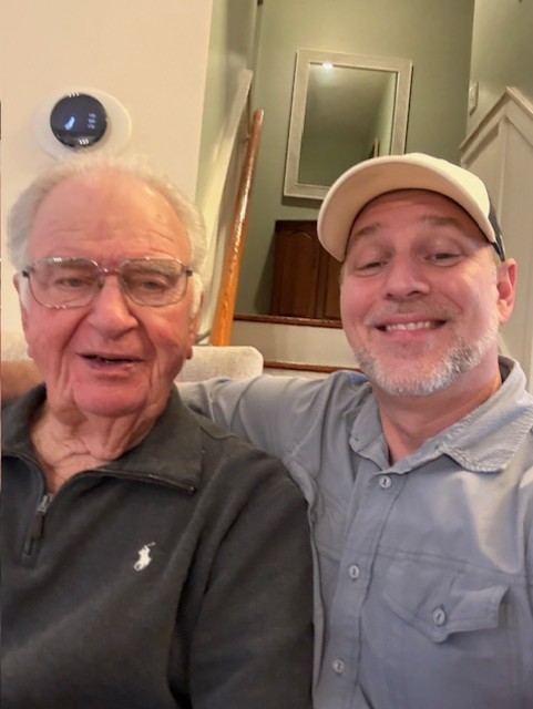 Two generations connecting