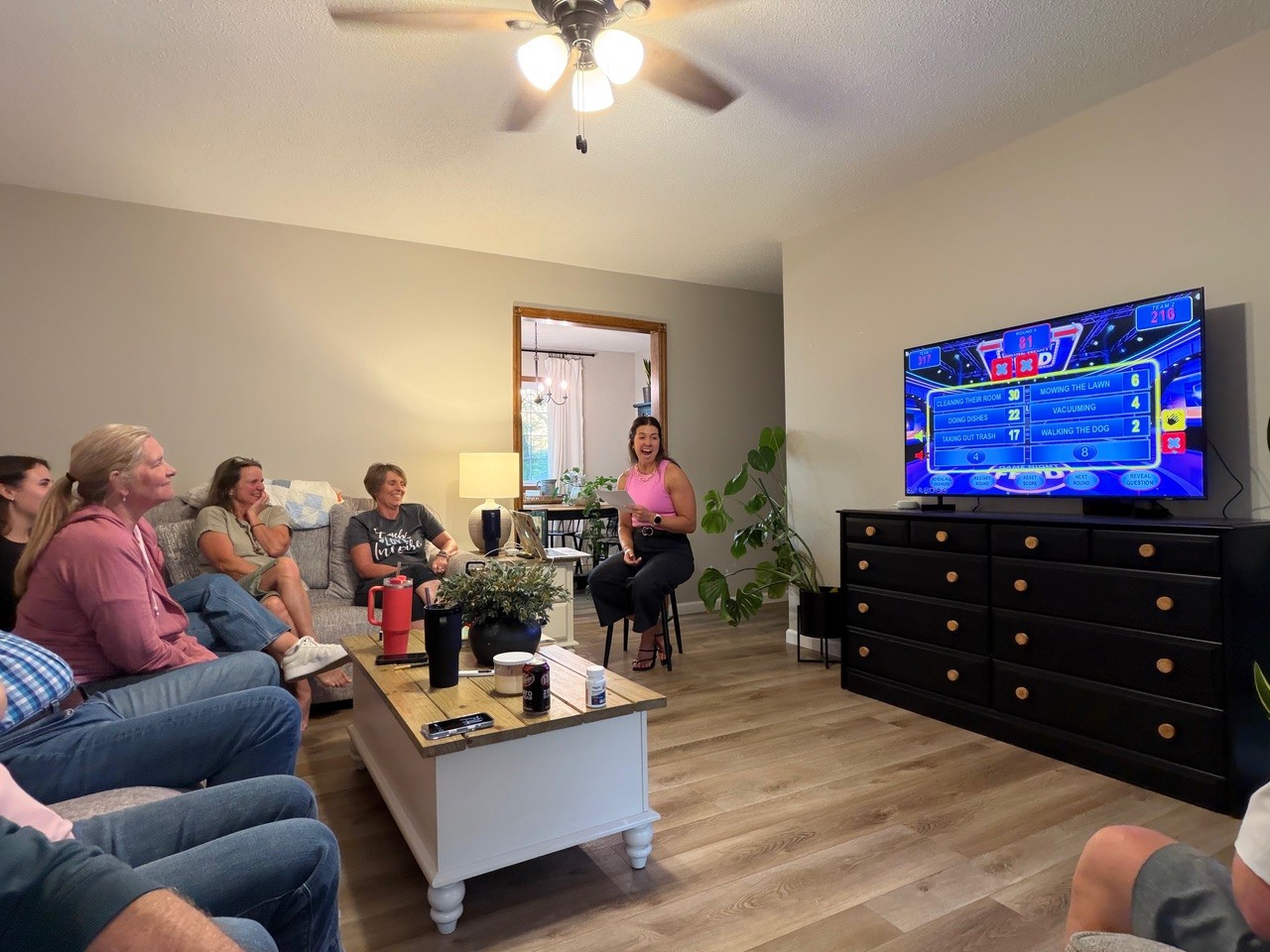 Playing Family Feud as a group